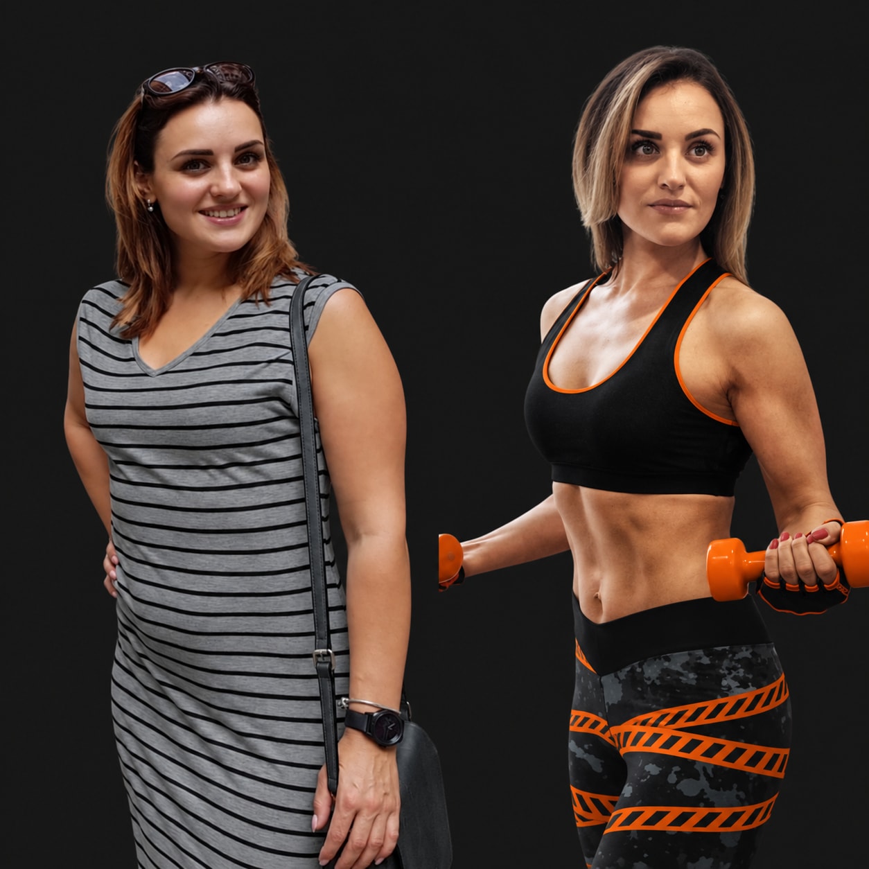 Client transformation example 1: before and after